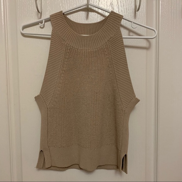 Aritzia Wilfred Crevier Top in Beige/Brown - XXS - Picture 2 of 11